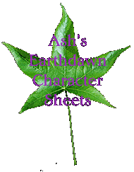 Ash's Earthdawn Character Sheets